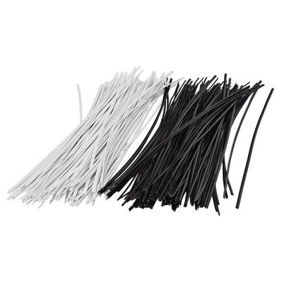 100PCS Gardening Cable Ties Reusable Oblate Iron Wire Twist Tie for Flower Plant Climbing Vines Multifunction Coated Fix Strings