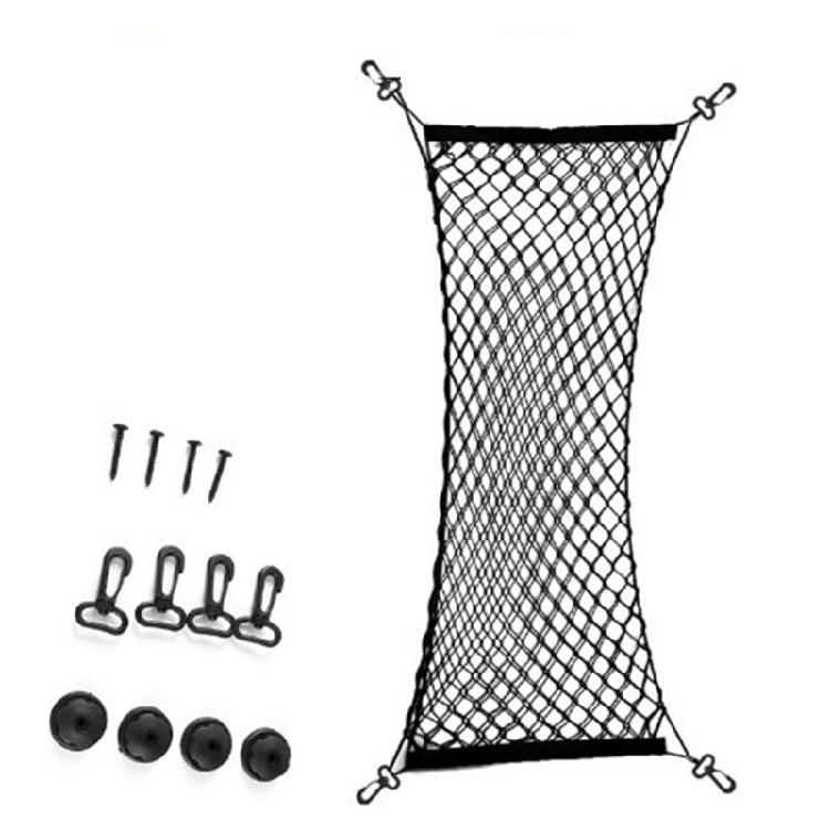 Car Rear Trunk Cargo Net Strong Load Bearing Mesh Car Storage Organizers Large Capacity Space Saving Car Net Storage