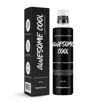 Awesome Well Awesome Cool Enjuague Bucal para Gárgaras, 500ml, 1 unidad