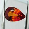 8.20 Ct Natural Ceylon SAPPHIRE Pear Shape Orange Color CERTIFIED Loose Gemstone
