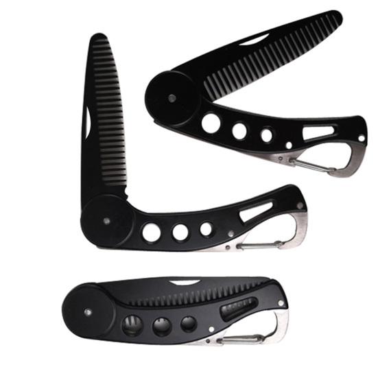 Pocket Size Stainless Steel Beard Comb Brush Shaving Men Mustache Shaping Tool