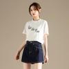 RAIN.CUN Women's Casual Printed Cotton T-Shirt
