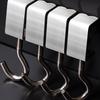 4/6pcs Multipurpose Table Hooks For Bags In Silver Finish Multifunctional Table Purse Hangers Desk Organizers