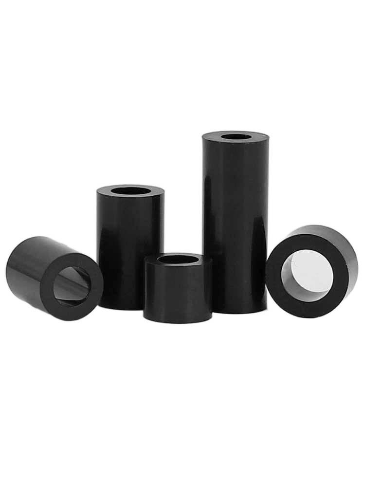 Black Nylon Standoff Sleeve Spacer Washer for M2-M12 Bolts