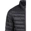 Tommy Hilfiger Solid Color Zip Stand Collar Long Sleeve Down Jacket Men Outerwear Black 158AN296-BLK