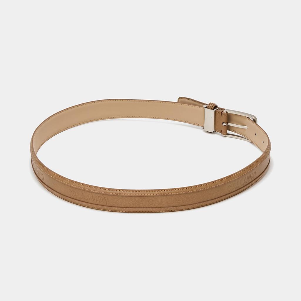 [Callaway] Men's Stretch Belt (Cut Navigation)  Synthetic Leather Golf  C23292102 1040Beige FR