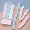 Folding Eyebrow Trimmer, Eyebrow Scraper, Shaving Knife Beginner's Set, Beauty Tools, Replaceable Blade Beauty Tools