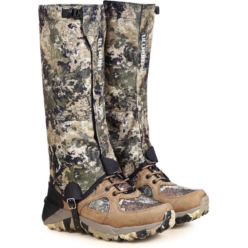 UIIHUNT Hunting Gaiters Leg Gaiters: High-Performance Hunting Boot Gaiters, Waterproof Hiking Gaiters with Upgraded Rubber