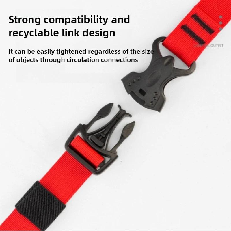 Cargo Bundling, Luggage Straps Camping Nylon, Convenient and Practical Multifunctional Outdoor Equipment Accessories for Travel