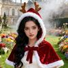 With Oversized Hood Overcoats Plush Cosplay Costume New Design Christmas Hooded Cloak