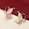 European & American Light Luxury Diamond-Encrusted Butterfly Brooch: Elegant, Fashionable, Versatile Clothing Accessory