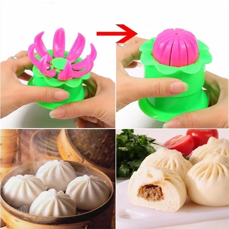 Kitchen Household Baking Tools Steamed Stuffed Bun Accessories Pastry Pie Steam Bun Dumpling Maker Handmade Molds Accessories
