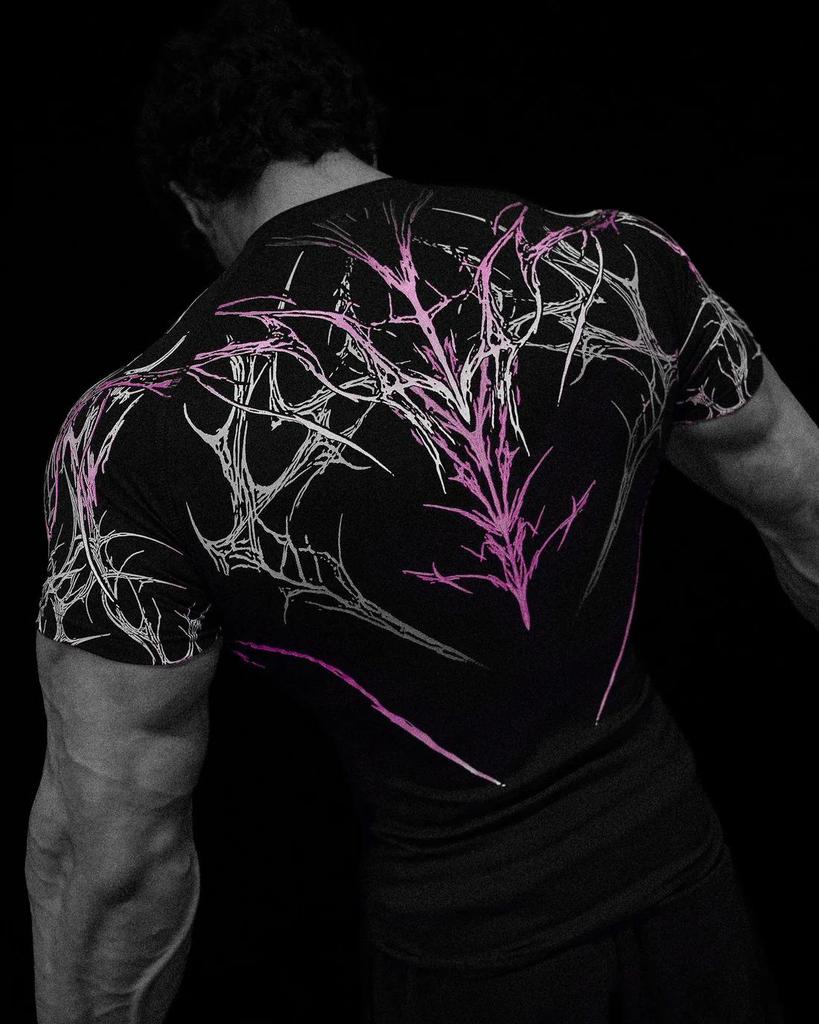 Breathedivinity Herren Quick-Dry Kompressions-Sport-T-Shirt