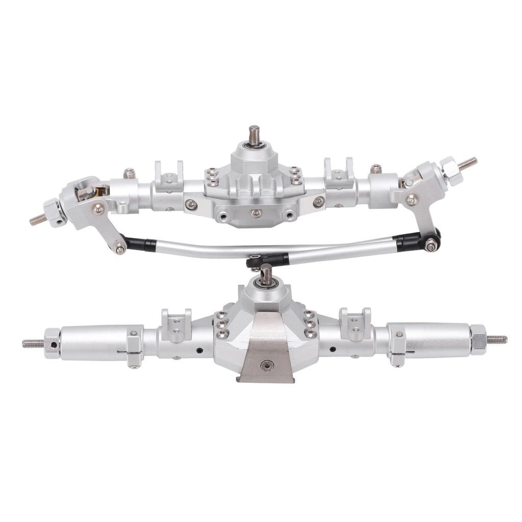 RC Front Rear Axles Complete Set Metal Assembly Kit Axle Drive Shaft for SCX10 II RC Crawler Car