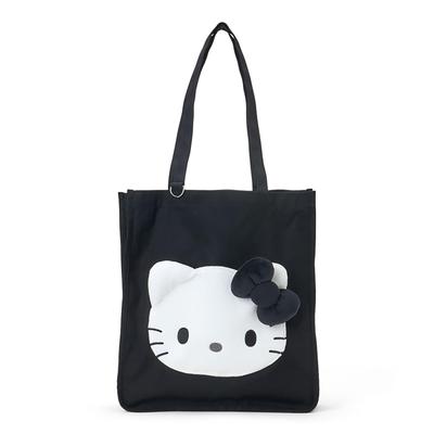 Bolsa Tote Love Hello Hello Kitty Preta 606405 [Sanrio] (Eu gatinha) Algodão/Poliéster
