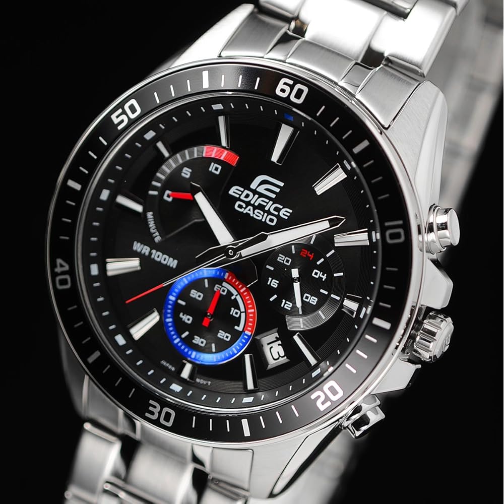 Casio Edifice EFR-552D-1A3 Men's Chronograph Watch 100m Water Resistant Stainless Steel