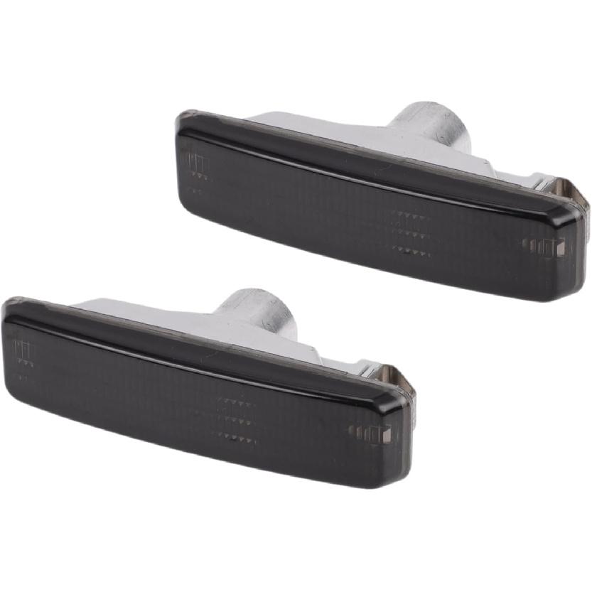 

No.63148360589 Side Marker Light Cover for BMW E39 1997-2003 Waterproof Black Blinker Corner Parking Light Turn Signal Light Lens Plastic 2 Pcs