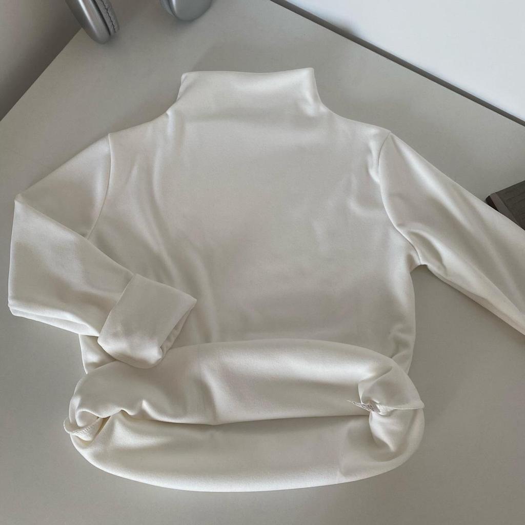 Korean Knitwear Women's Half-High Neck Cashmere Sweater, Small Fragrance Style, Autumn/Winter.