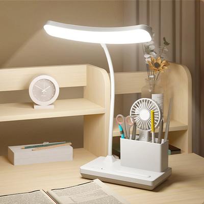 Desk Lamps Eye Protection USB Rechargeable Lighting Reading Bedroom Bedside Lamp 360 Fold Flexible Hose Dimming Led Table Lights