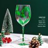 CAOX Christmas Theme Glass Champagne Flute