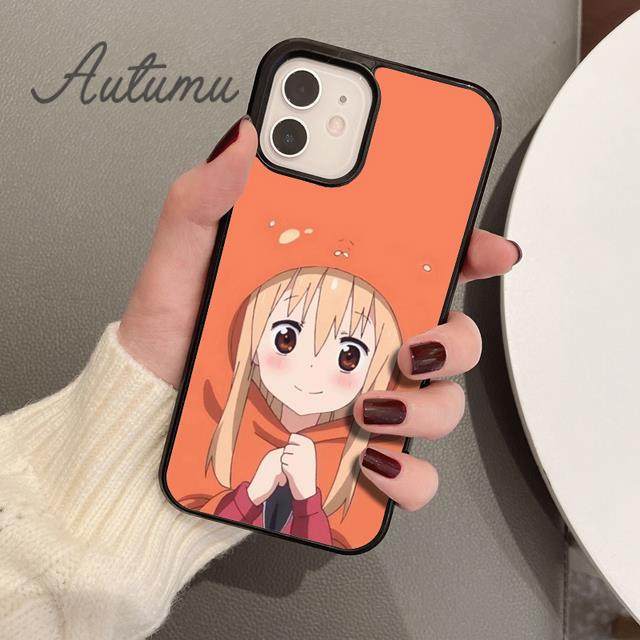 Niedliche Umaru chan Handyhülle für iPhone 11 12 13 14 Pro Max mini X XR XS SE 2020 5 6S 7 8 Plus Samsung Galaxy S21 S22 Hülle