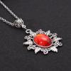 Viktorianischer Gotischer Edelstein-Blumen-Anhänger Halskette - Kreatives, Vielseitiges Accessoire