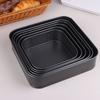 1Pc Carbon Steel Baking Mould With Buckle Square Cake Baking Pan With Removable Bottom Non-Stick Cake Mould Chiffon Cake