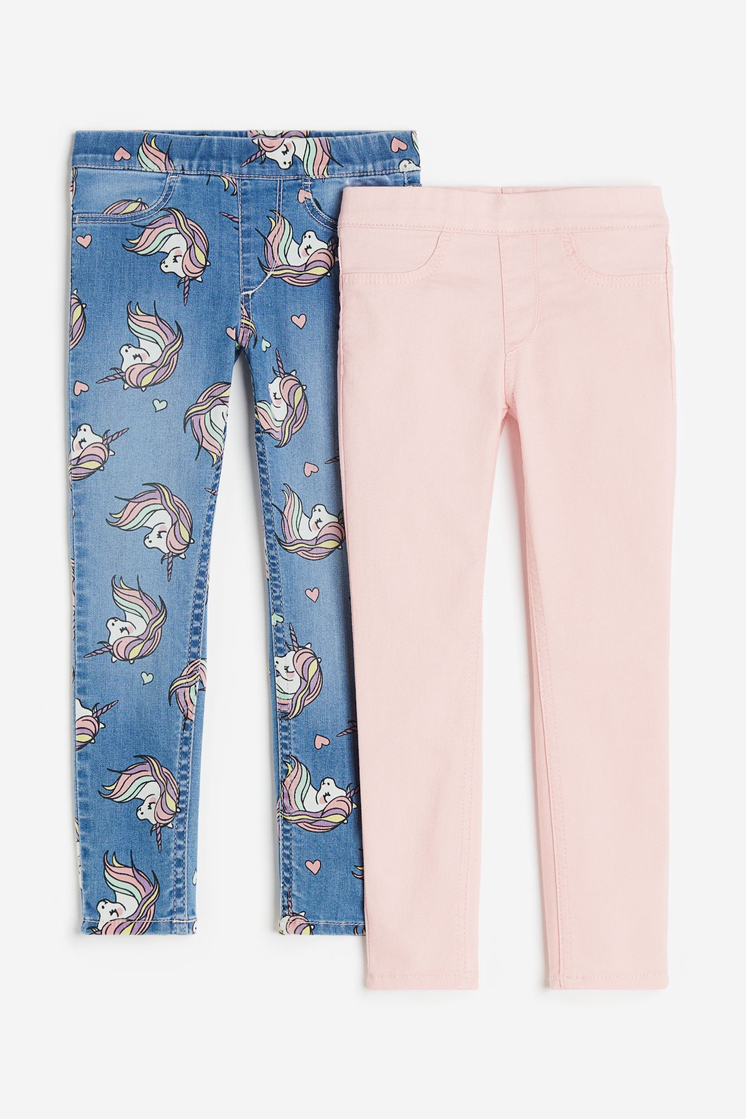

2-pack denim jeggings