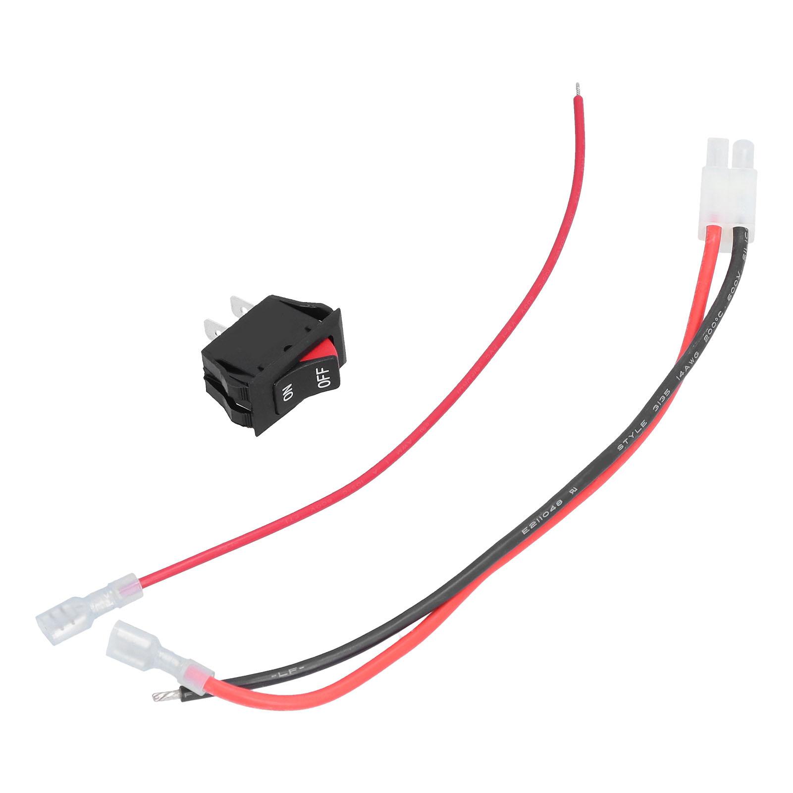 

2 шт. Для роз єму типу Tamiya з міні-клавішним перемикачем Міцний Довговічний Безпечний Ефективний Акумулятор