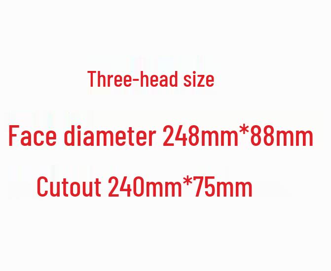 Double-Head Recessed Anti-Glare Square Spotlight with Deep Cup for Living Rooms