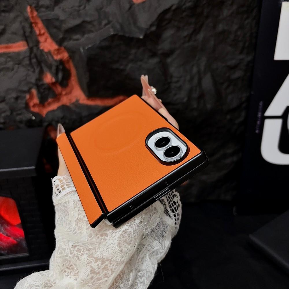 For Samsung Galaxy Z Fold 8 Case Luxury PU Magnetic Wireless Charging Protective Back Cover Case For Z Fold 8 Ultra Phone Shell