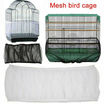 Universal Bird Cage Seed Catcher Guard Net Cover Parrot Nylon Mesh Net Cover Airy Cage Net Stretchy Skirt for Birds Cages
