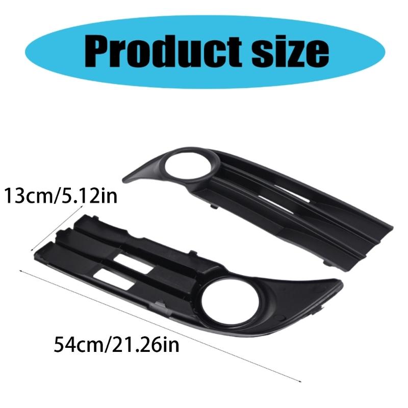 Fog Light Grills Trim Cover 1T0853665F 1T0853666F Trim For 2007-2010 Fog Lights Headlights Covers Frame