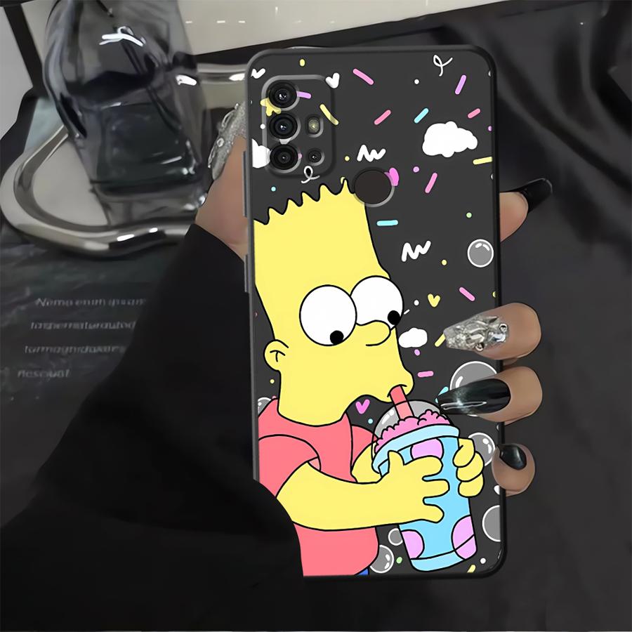 Cartoon The S-simpsons Case for Motorola Moto G60s G50 G32 G52 G22 Edge40 G53 G30 G51 G73 Edge 20 Pro 30 Lite G71 Phone Cover