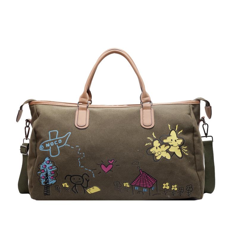 Graffiti Travel Bag, the Same Style for Men and Women, Yoga Sports Fitness Bag,wet and Dry Separation, Business Trip with Shoe Compartment, Duffel Bag