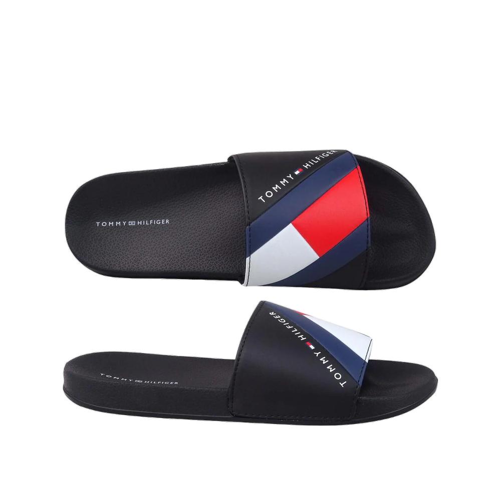 Footwear Type + Tommy Hilfiger + Flag Pool Slide