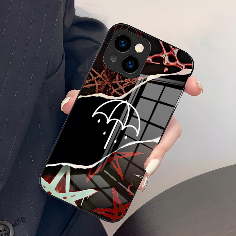 B-Bring Me The Horizon Phone Case For IPhone 17 Pro Max 15 Pro 16 14 Plus 12 13 Mini 11 Pro Shockproof Glass Cover