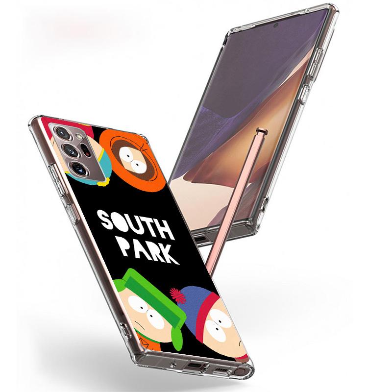 Cartoon S-South P-Parkes Phone Case For Samsung Galaxy S26 S25 Edge S24 S23 Ultra S22 Plus S21 S20 FE Soft TPU Back Cover Funda