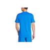 Adidas Logo Print Three-Stripes Crew Neck Short Sleeve T-Shirt Men Tops Blue IU2108