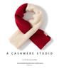 Women's 100% Cashmere Color Block Knit Scarf – Warm, Fashionable, Versatile Neck Gaiter for Autumn and Winter