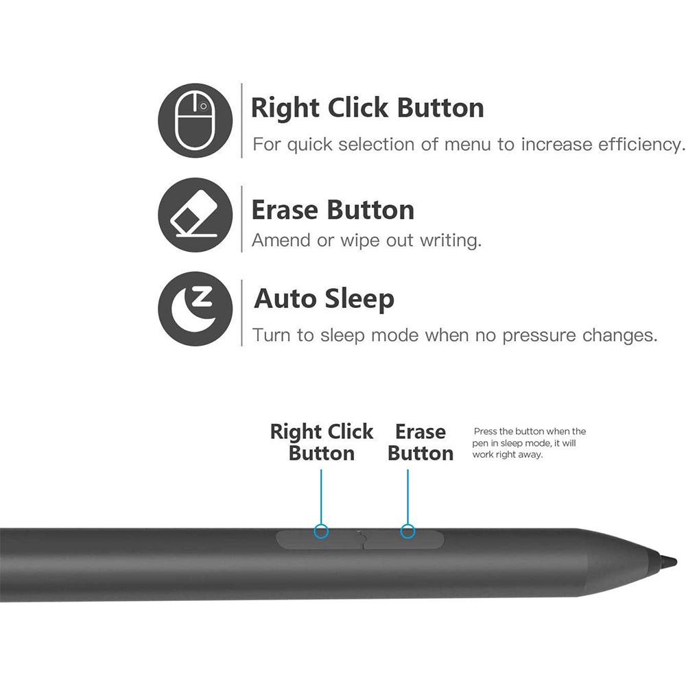 1024 Pressure Levels Touch Pencil With Palm Rejection MMP Stylus for Microsoft Surface Stylus Pen Tablet