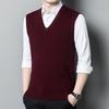 Men's 100% Wool V-Neck Base Layer Vest