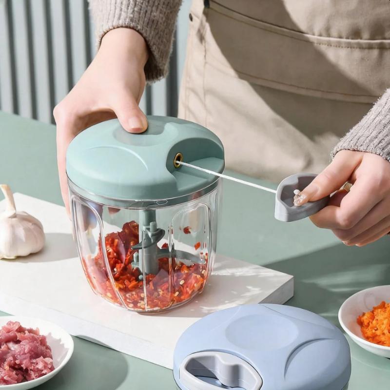 Manual Garlic Press Crusher Masher Chopper for Baby Food Puree Kitchen Tool Easy to Use and Clean