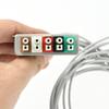 Compatible with PH*I*LI*PS Cable 3/5-Channel Snap/Clip, Replacement ECG Lead Wires Cable Adapter, Use for Companion ECG Trunk Cable
