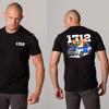 Summer Men's Popular Round Neck Short Sleeved T-shirt with Alphanumeric Printing Soft and Loose Oversized T-shirt for The Street