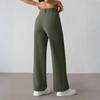 Women's High Waist Straight Leg Pants, Comfortable Casual Trousers for Everyday Wear