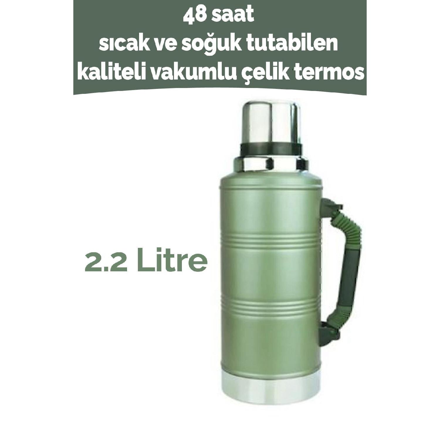 

2.2lt Vacuum Stainless Steel Thermos With 48 Hours Temperature Guarantee