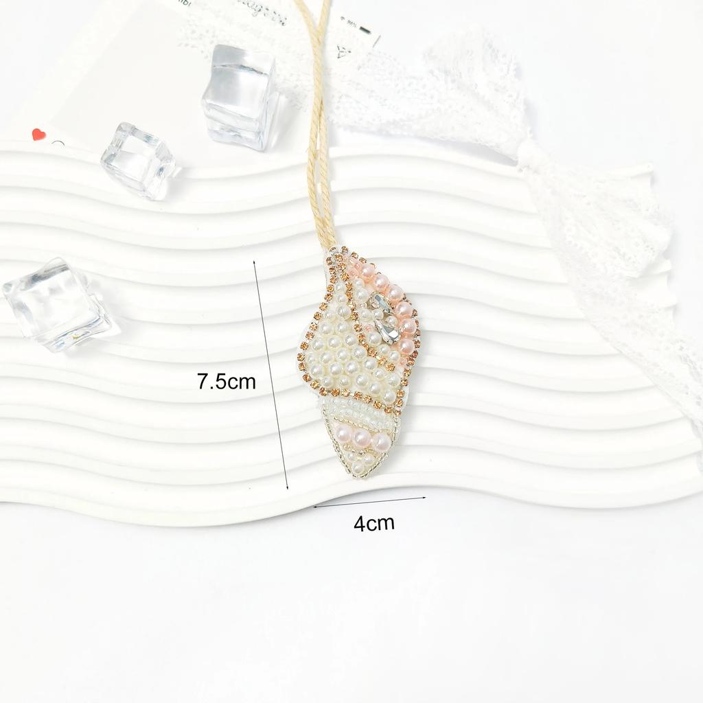 5-10cm Rhinestone Patch Starfish Pendant Sea Horse Patch For Bag Decoration Accessories Personalized Gifts Clothing Applique