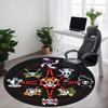 One Piece Office Round Area Rug,  Under Office Chairs Bedroom Living Room Home Decor A0908162