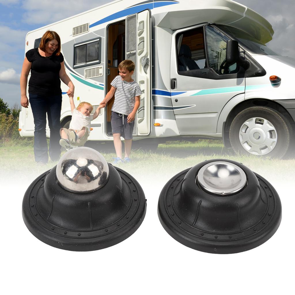 Pair of RV Magnetic Door Catch Reduce Noise Heavy Duty Baggage Door Catch for Motorhome Travel Trailer